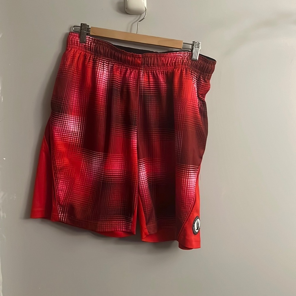 Red shorts